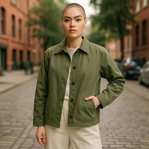 Like‎ new trendy Madewell jacket. Can be work dressed up or down. - Picture 1 of 6